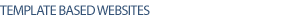 template based websites